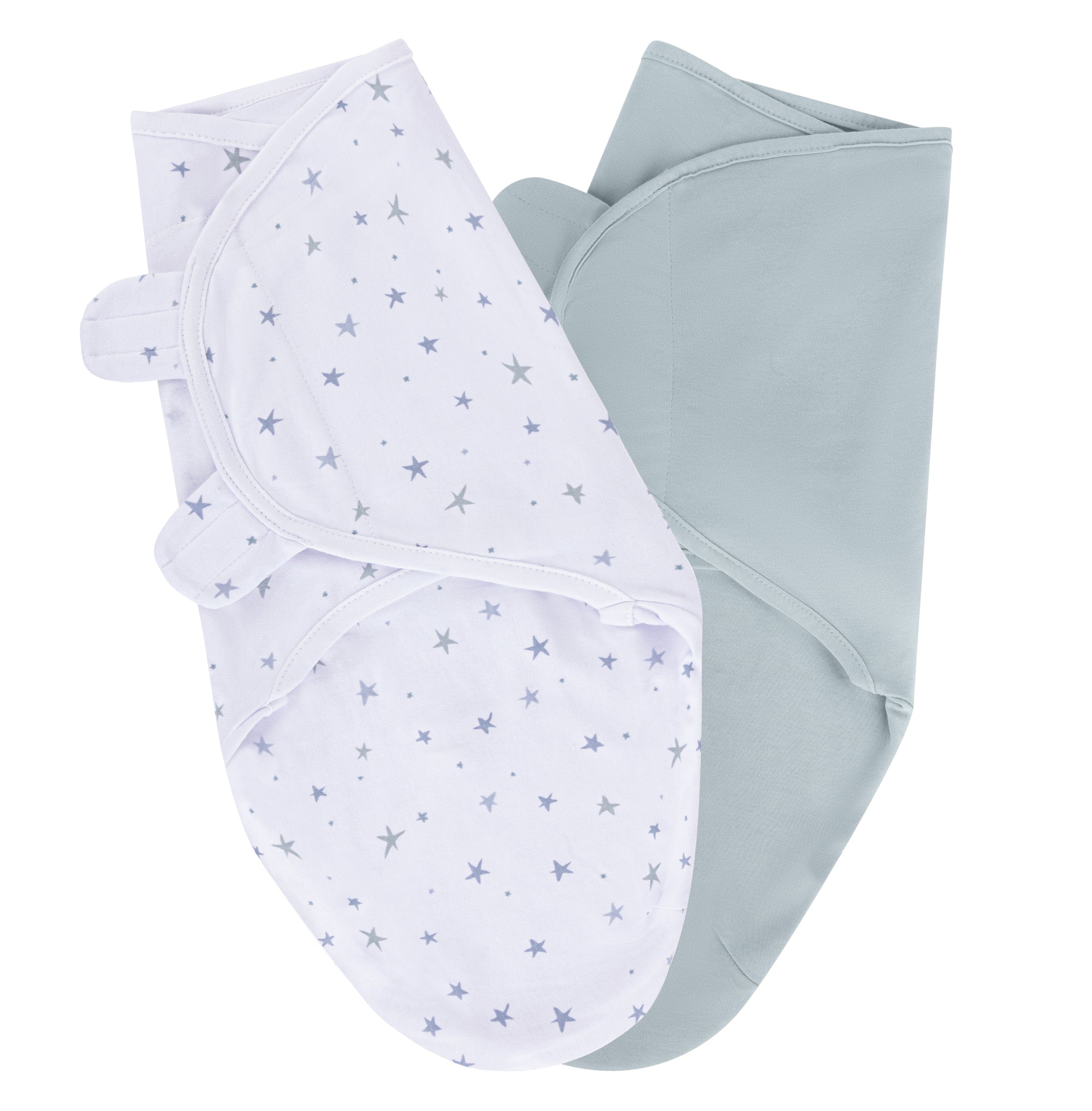 Blue Stars Adjustable Swaddle Blanket