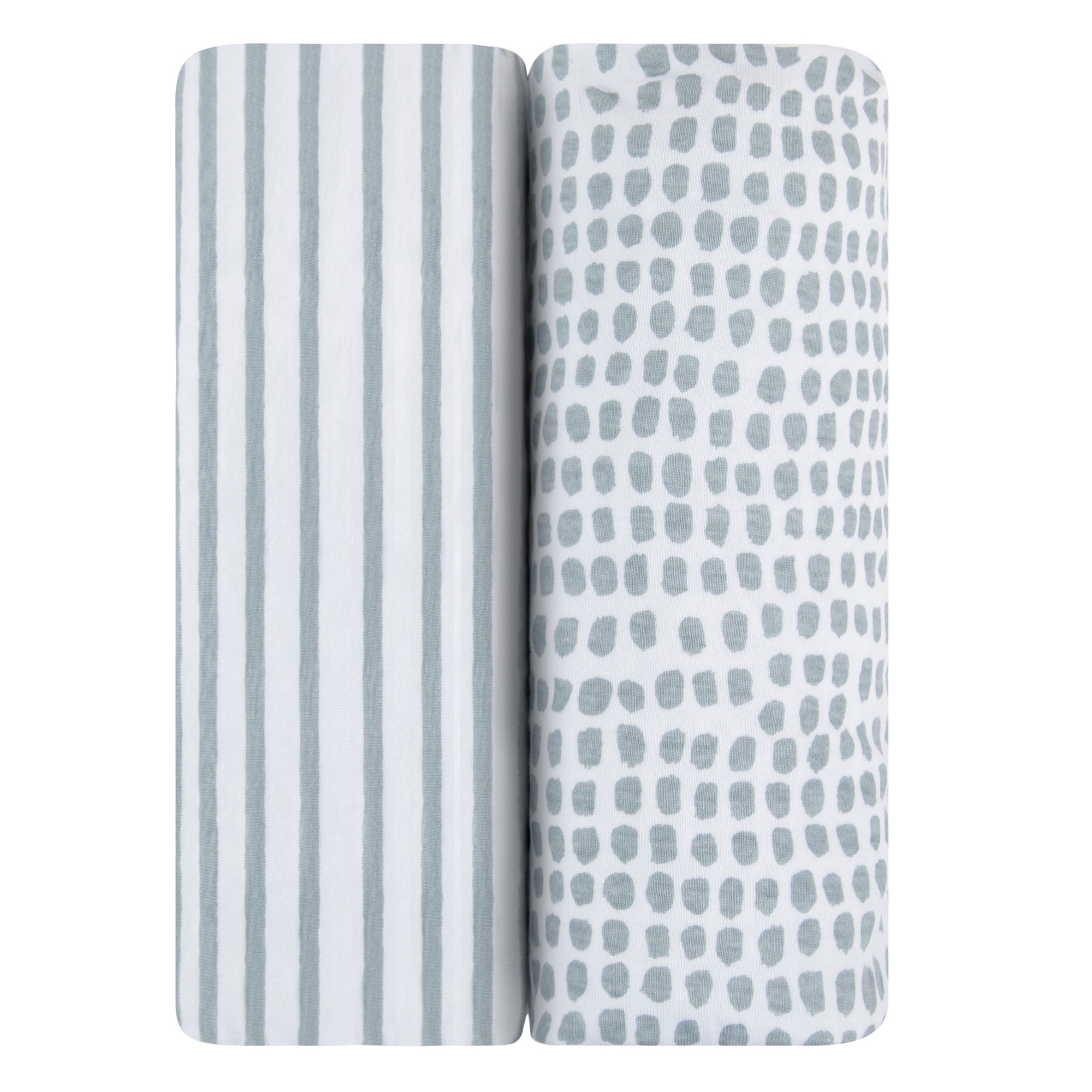 Blue Waterproof Changing Pad Cover | Cradle Sheet Set