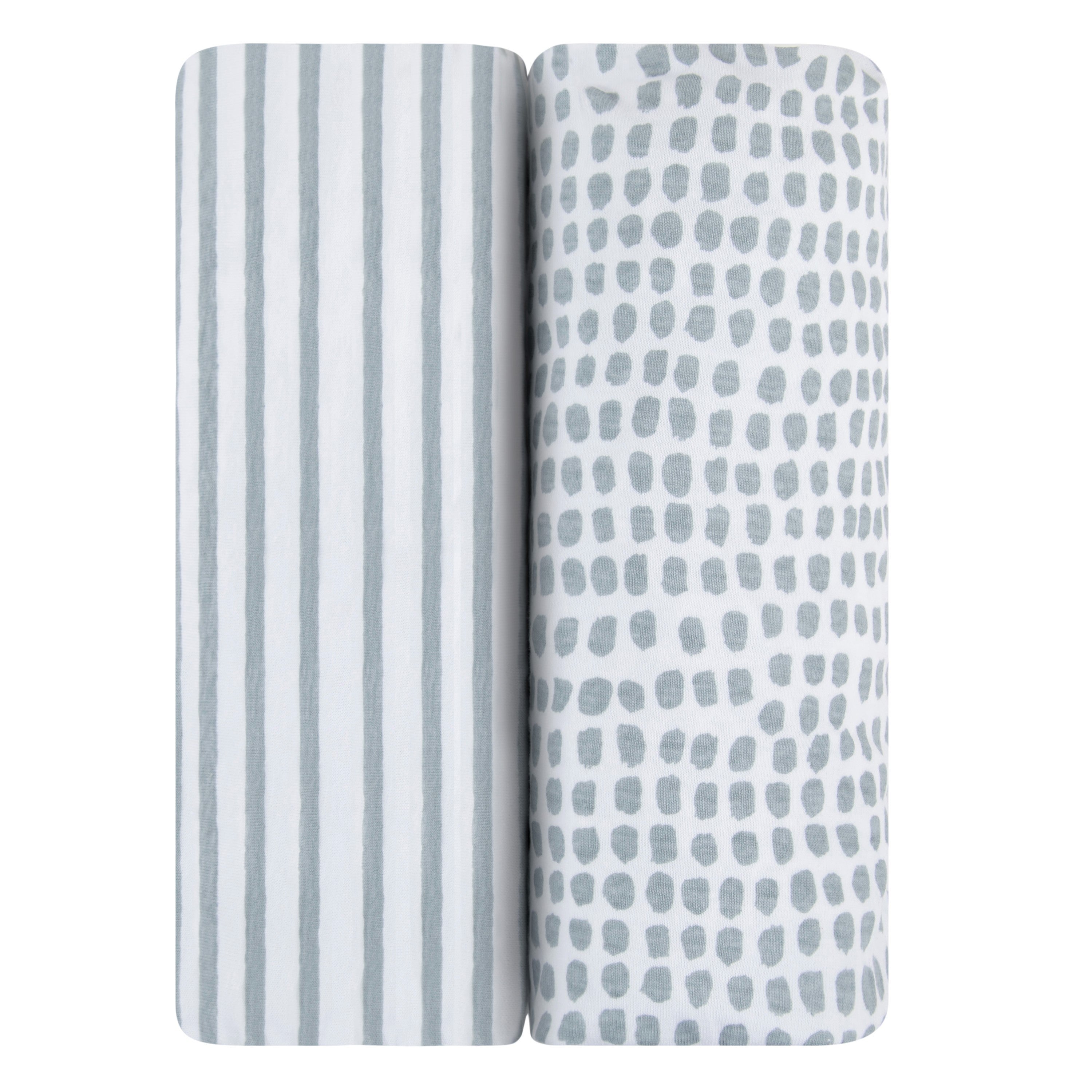 Blue Waterproof Changing Pad Cover | Cradle Sheet Set