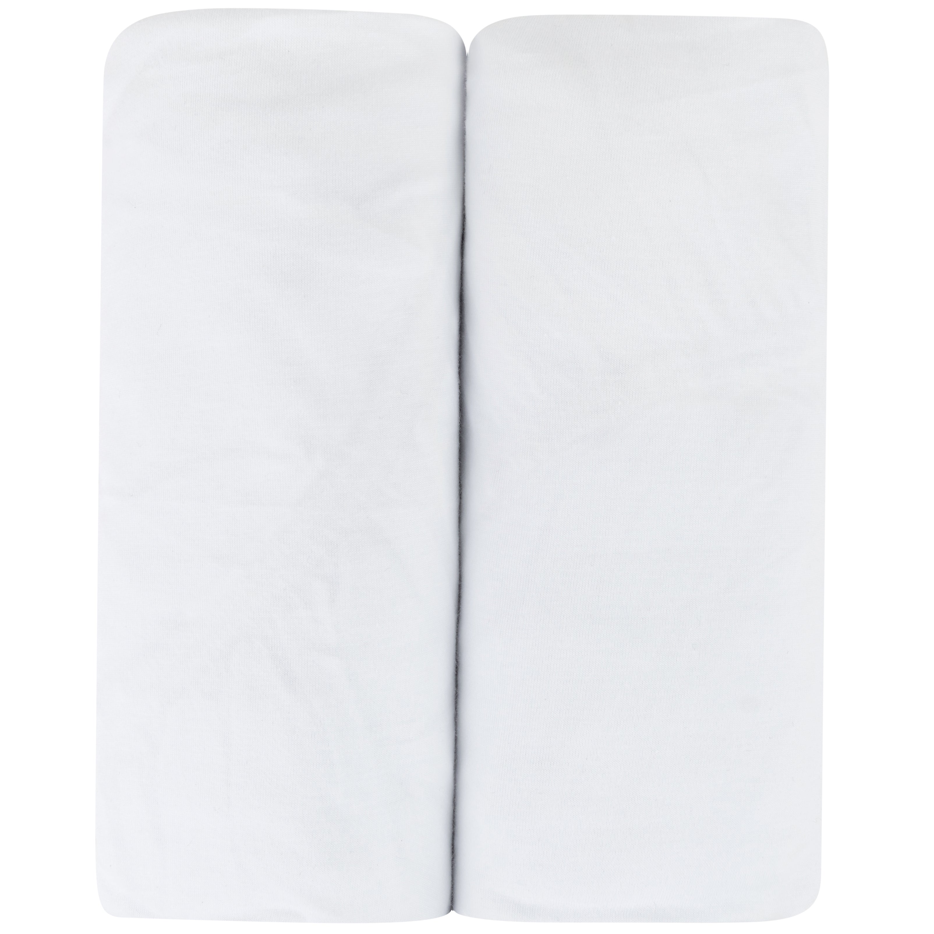 White Crib Sheet 2-Pack