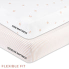 2 pack Mauve Crib Sheet Set