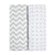Grey Waterproof Changing Pad Cover & Cradle Sheet Set