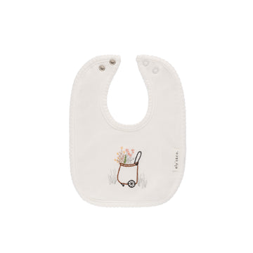 Jersey Cotton - Embroidered Wagon Collection Bibs