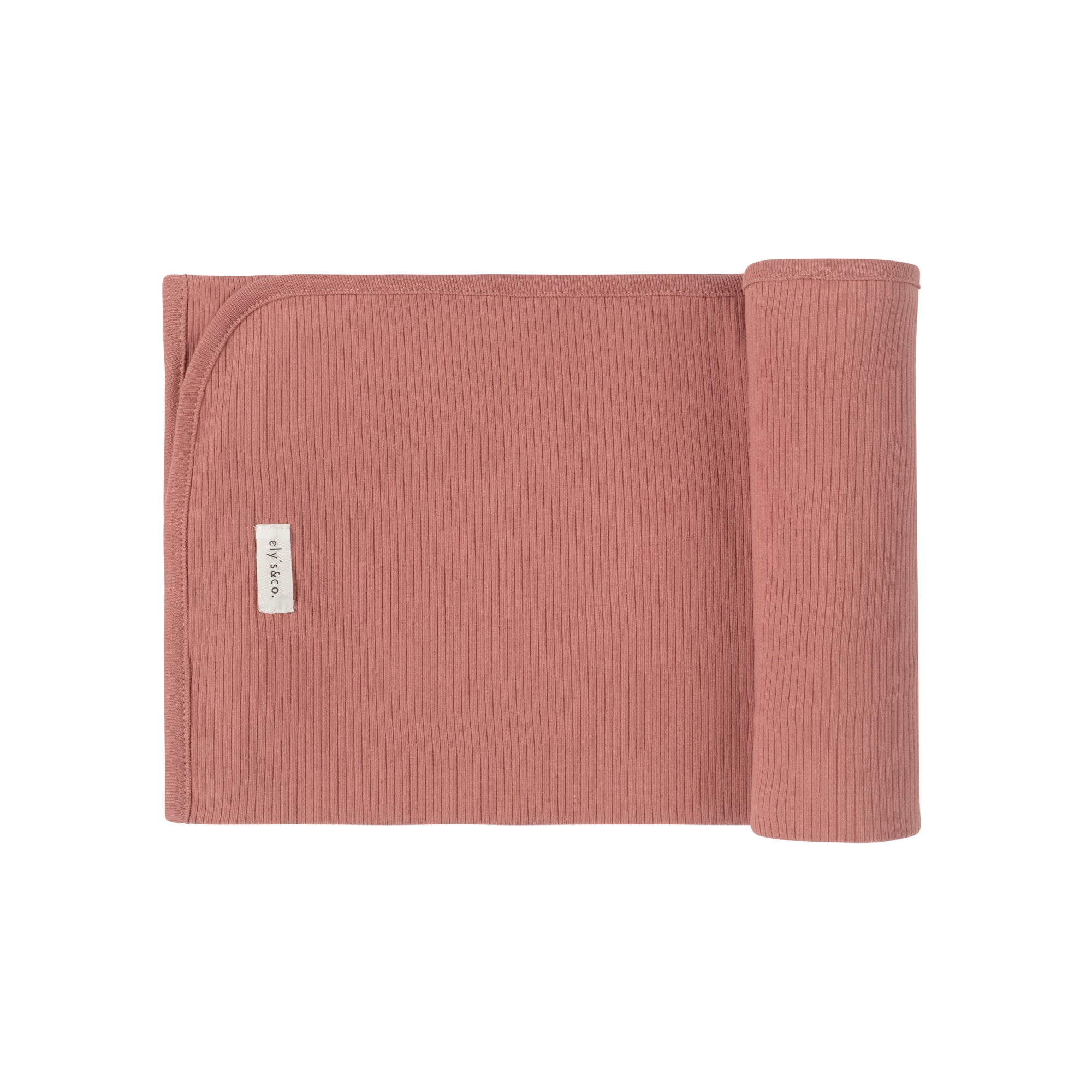 Solid Ribbed Jersey Swaddles - Receiving Blankets