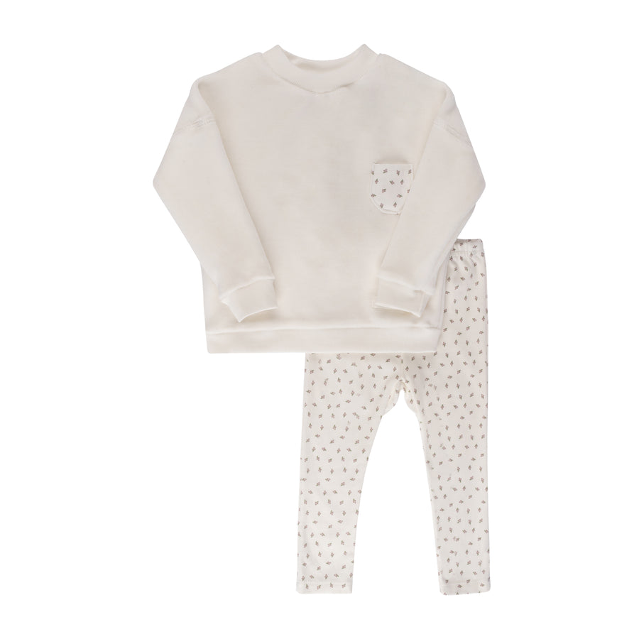 Velour - Tiny Flower  Collection - Lounge Set