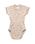 Ribbed Cotton - Bird Collection - Ruffle Rompers