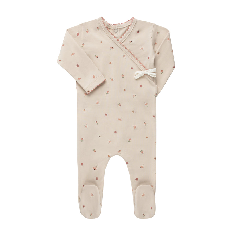 Jersey Cotton - Garden Floral Collection - Footies