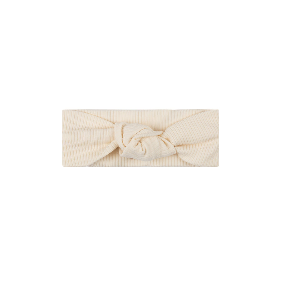 Ribbed Cotton - Embroidered Ginkgo Collection Headbands