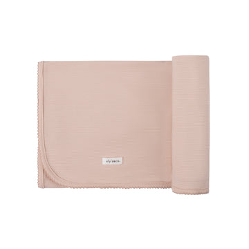 Ribbed Cotton - Embroidered Ginkgo Collection - Blankets