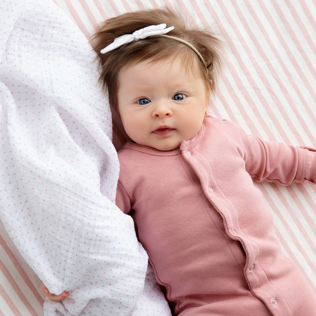 Cotton Muslin Swaddle Blanket Ely's & Co.