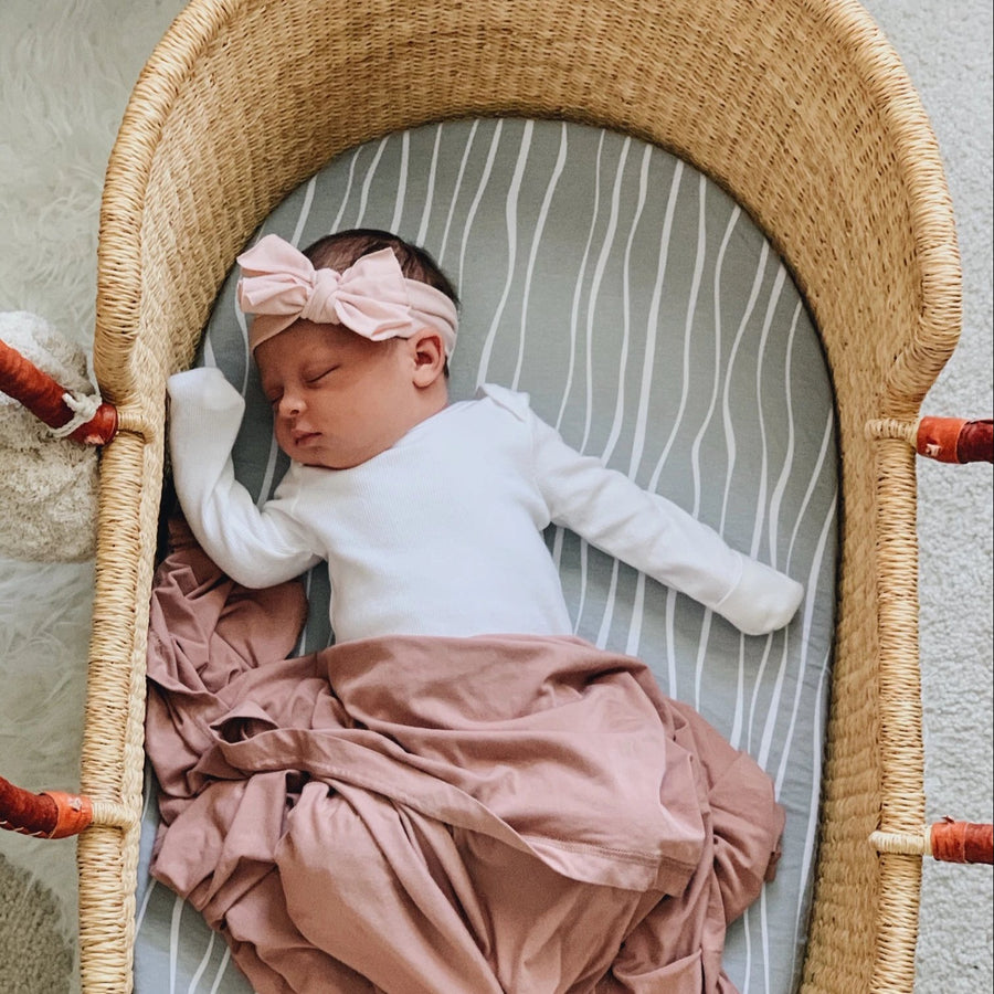 3 Pack Headband Set - Blush Pink, Tan & Ivory