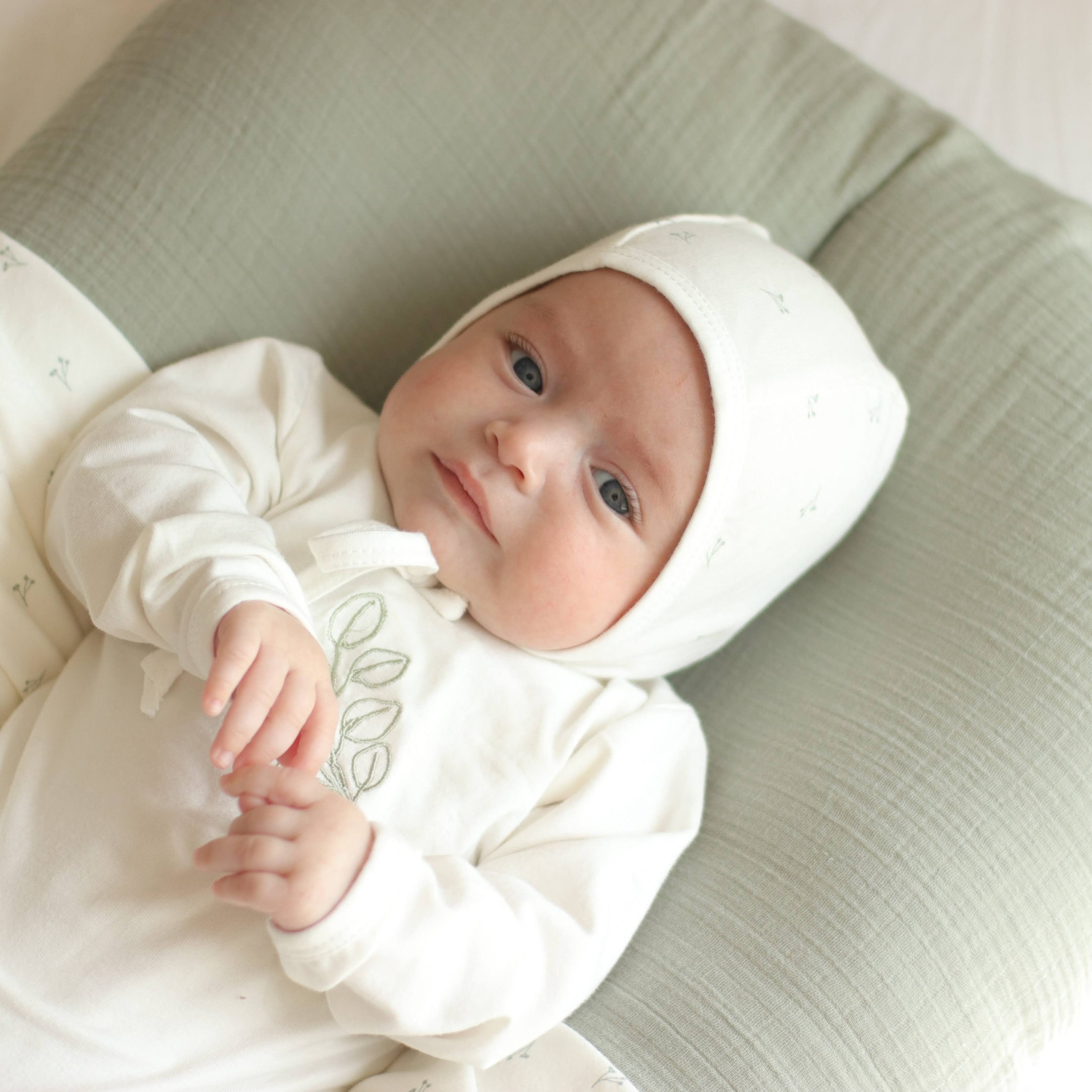 2 Pack Cotton Muslin Swaddle Blanket - Eucalyptus &amp; Sage