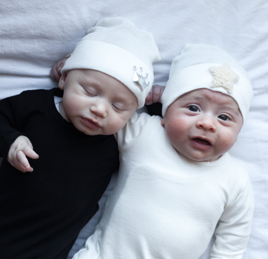 Newborn Hospital Hats - Whites