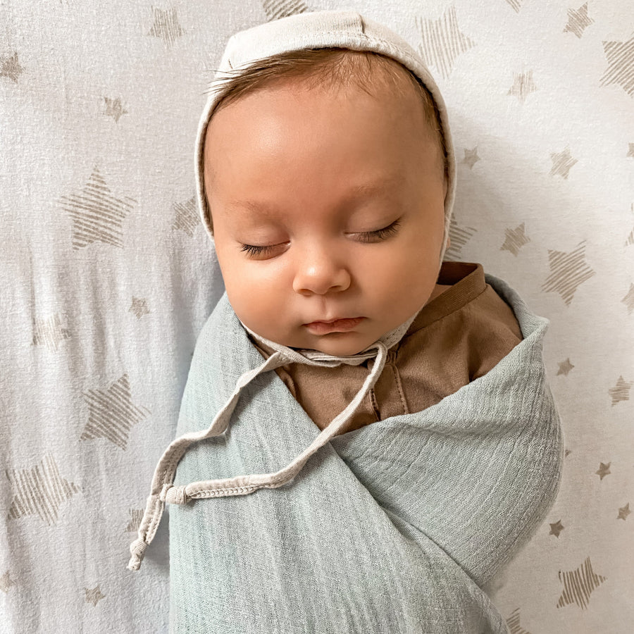 2 Pack Cotton Muslin Swaddle Blanket