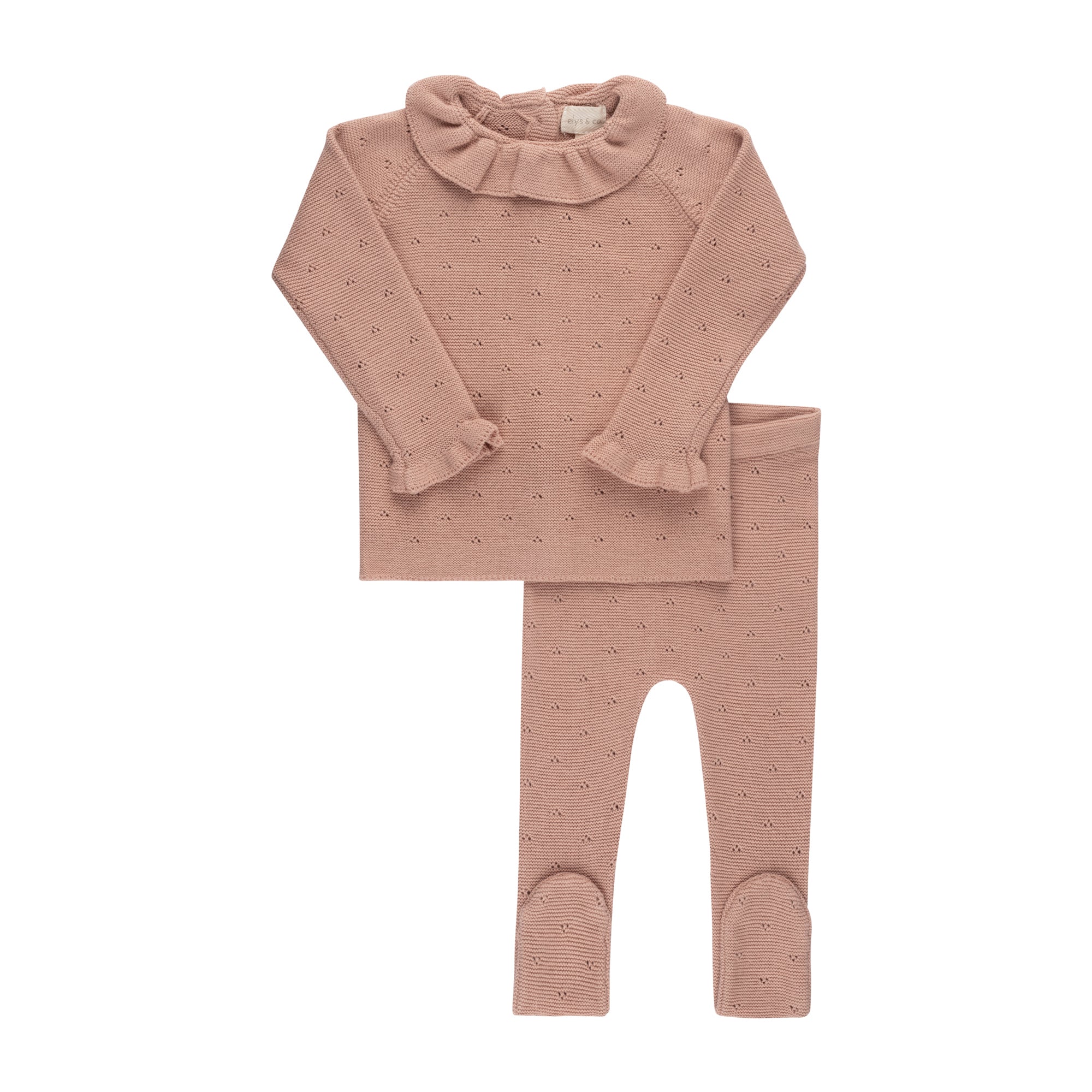 Pointelle Knit Collection - 2 Piece set