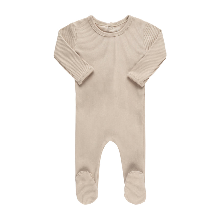 Ribbed Cotton - Solid Ribbed Collection Footies