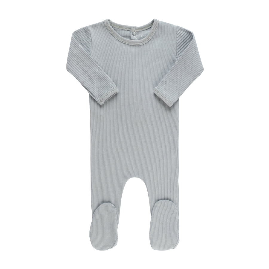 Ribbed Cotton - Solid Ribbed Collection Footies