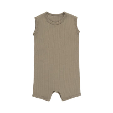 Solid Ribbed Collection - Ribbed Tank Rompers