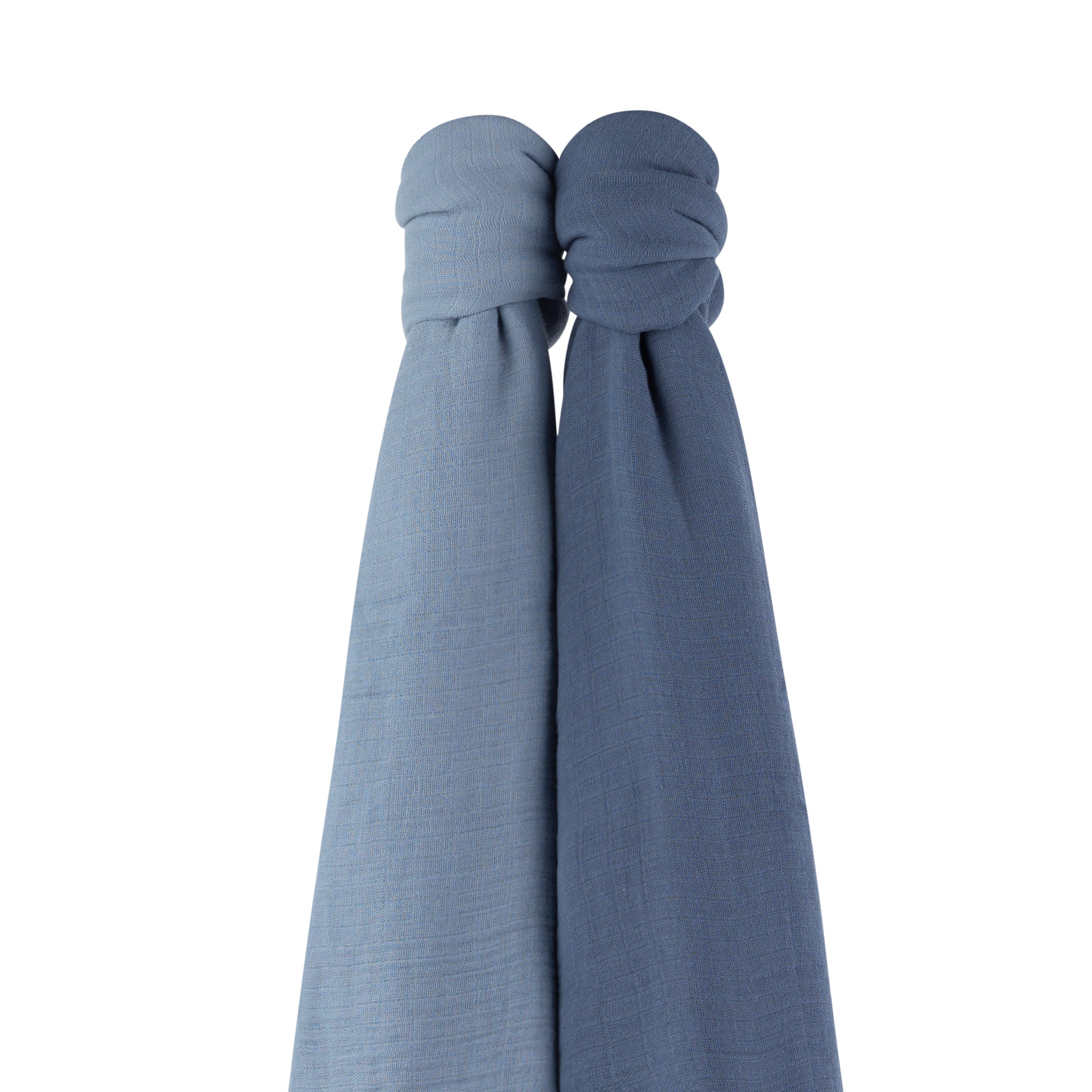 2 Pack Cotton Muslin Swaddle Blanket - Lush Blue