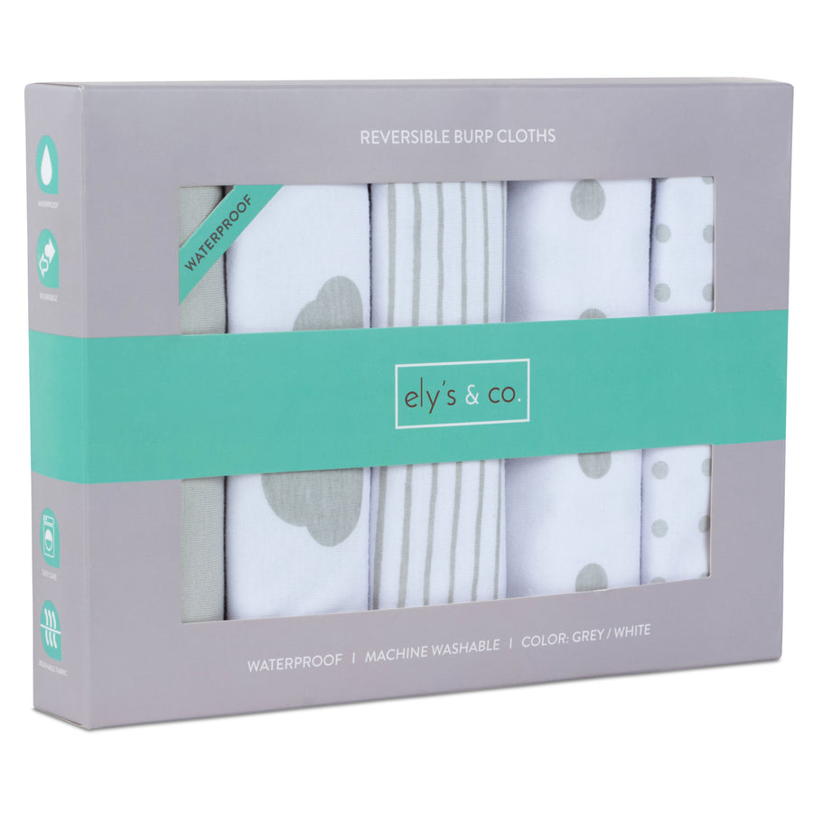 Waterproof Reversible Burp Cloths