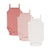 Pink Spaghetti ribbed Undershirts