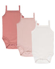 Pink Spaghetti ribbed Undershirts