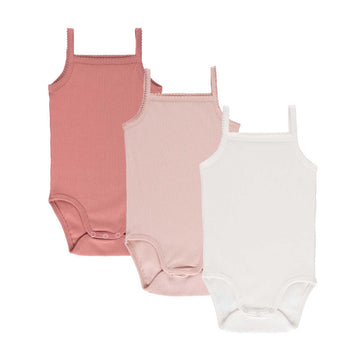 3 Pack Ribbed Undershirts