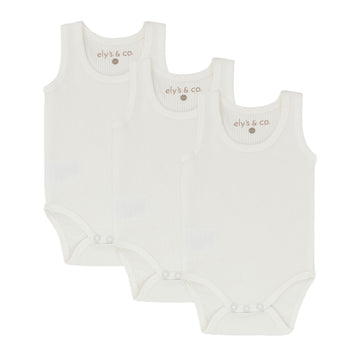 3 Pack Ribbed Undershirts