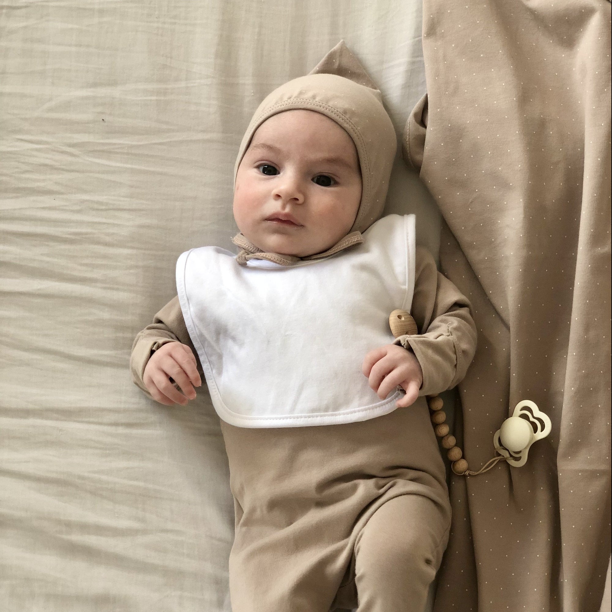 White Terry Bib