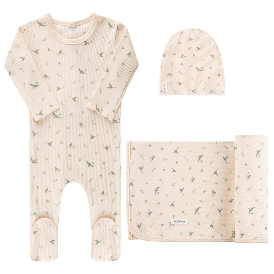 Ribbed Cotton - Bird Collection - Take Me Home Sets