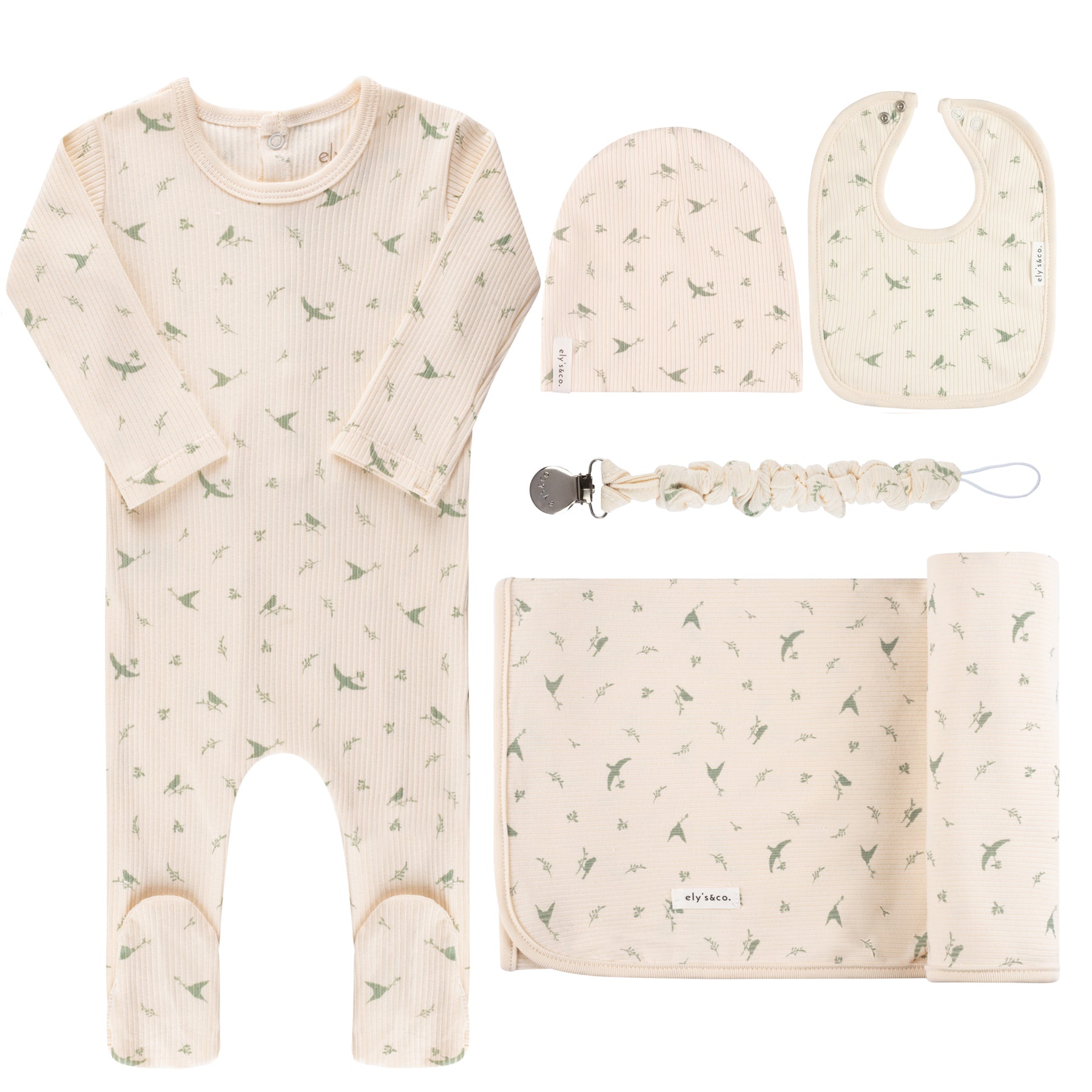 Ribbed Cotton - Bird Collection - Deluxe Take Me Home
