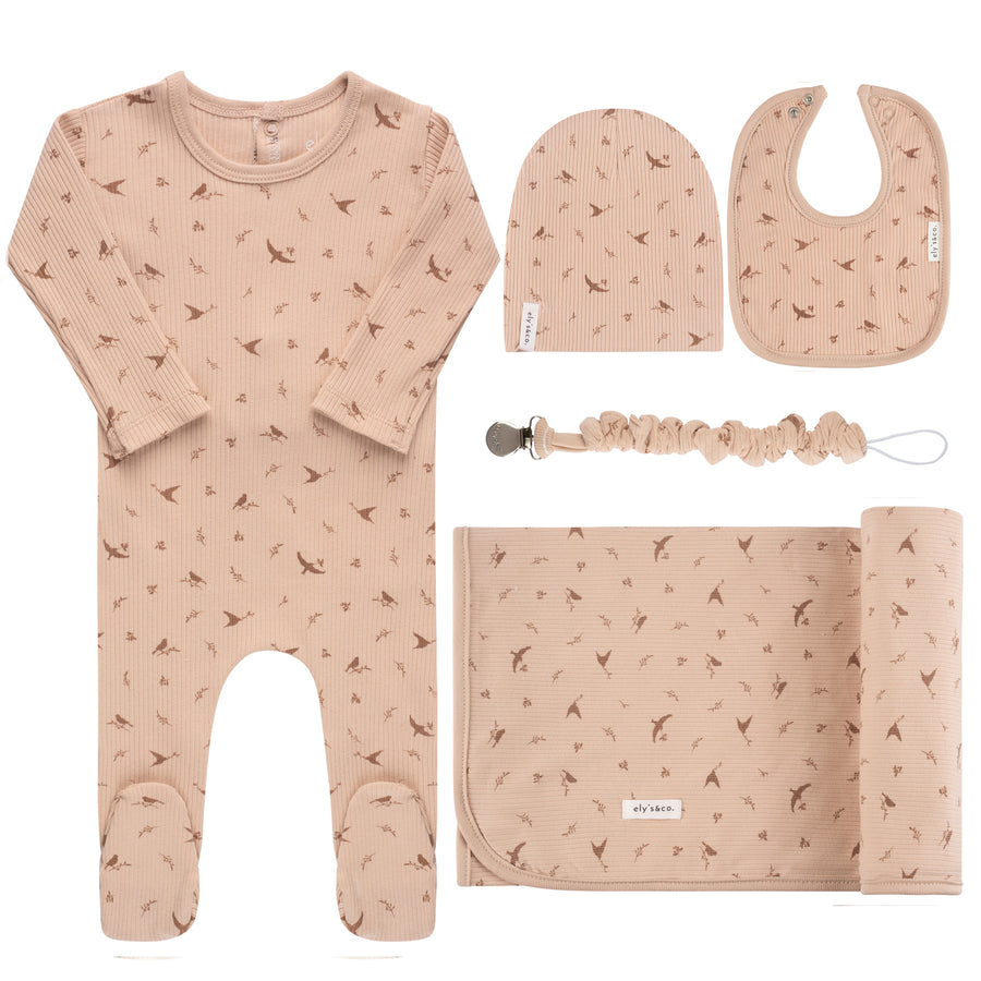 Ribbed Cotton - Bird Collection - Deluxe Take Me Home