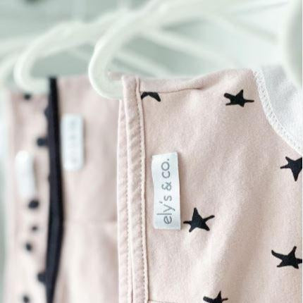 compact Blush Adjustable Swaddle blankets