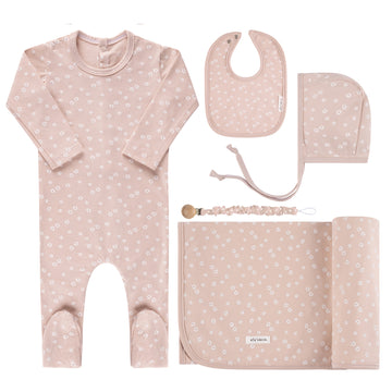 Jersey Cotton - Ditsy Floral and Star Collection- Deluxe Take Me Home