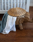 durable muslin swaddle - Blue Raindrops