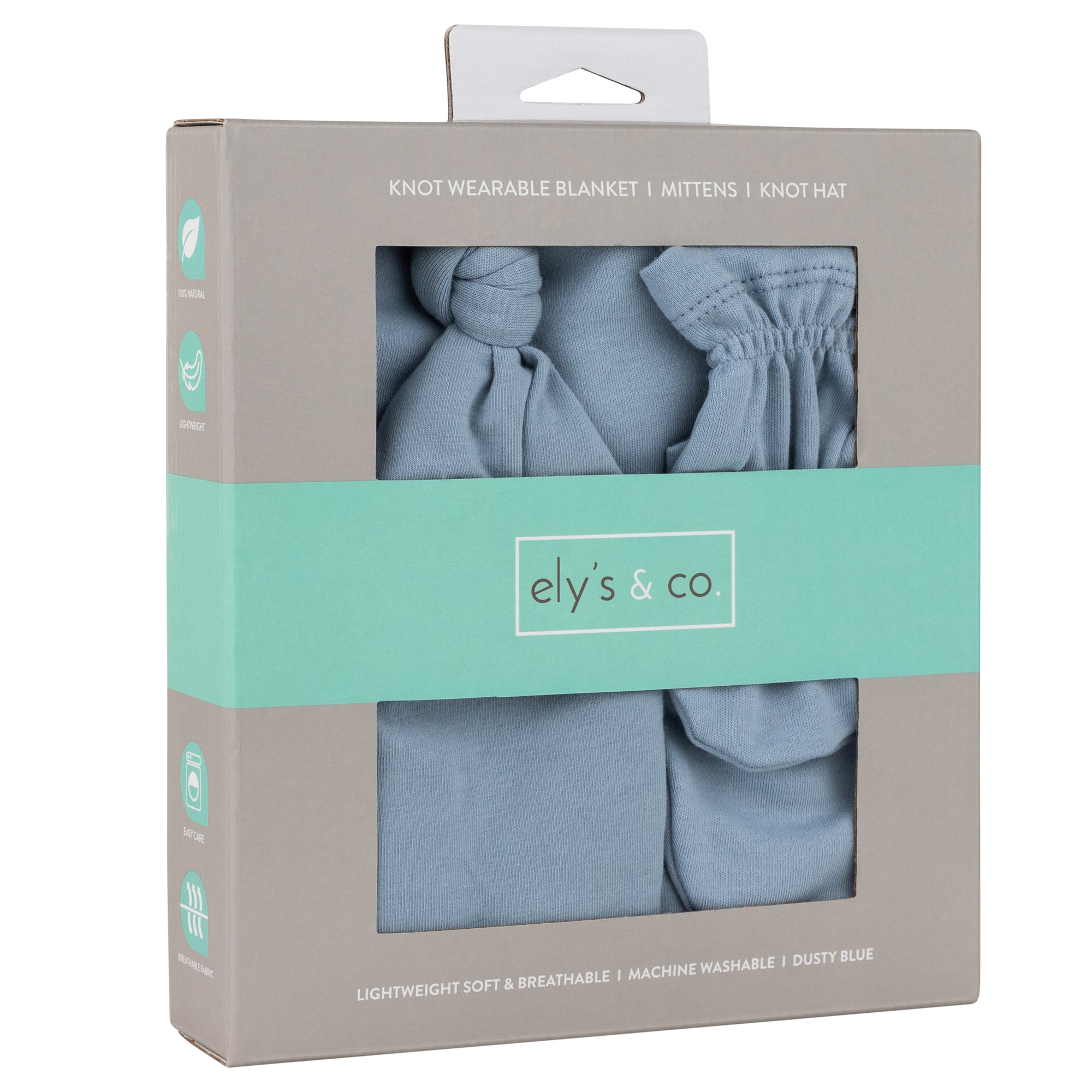 Knot Wearable Blanket, Knot Hat &amp; Mitten Set