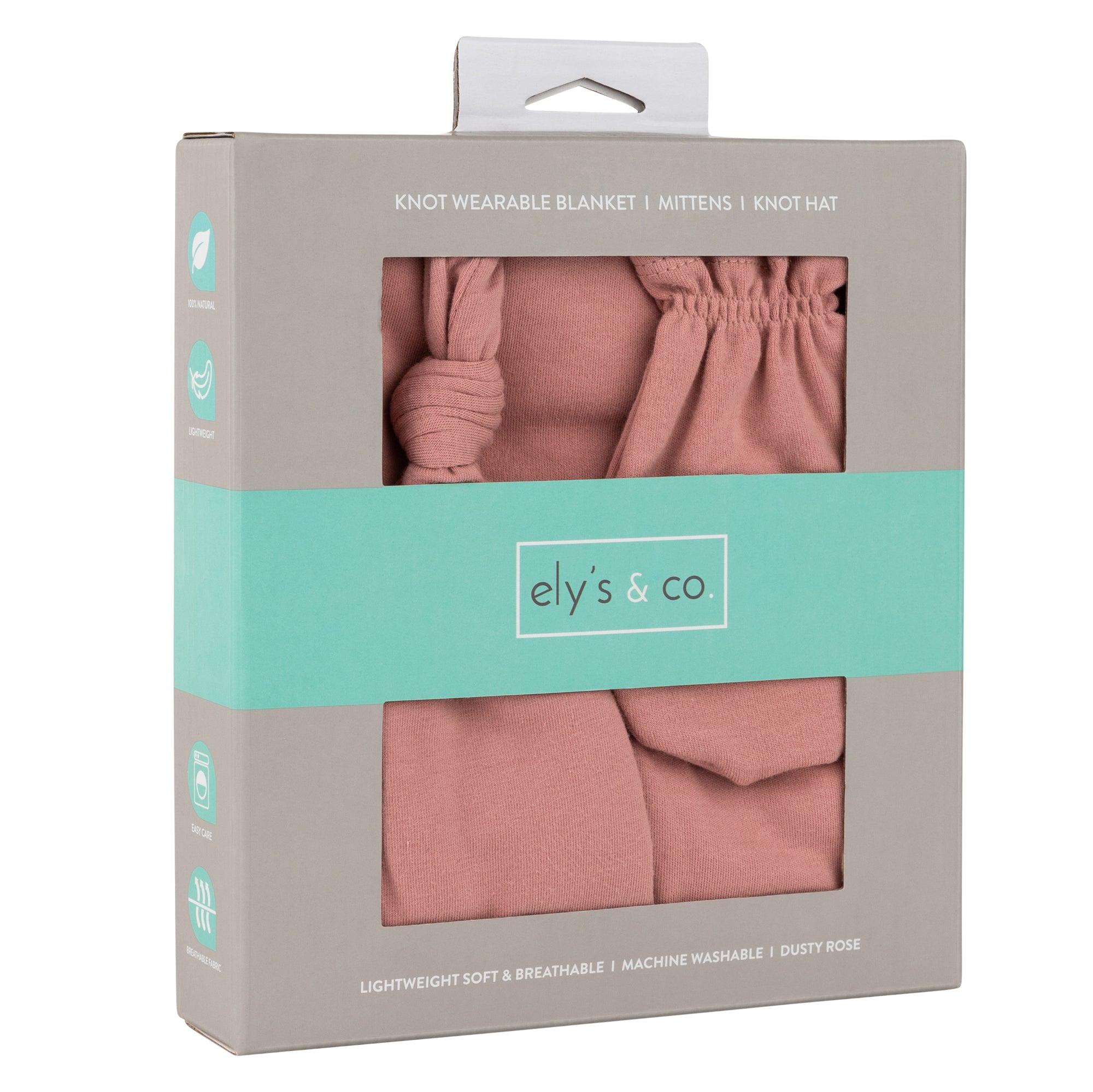 Knot Wearable Blanket, Knot Hat &amp; Mitten Set