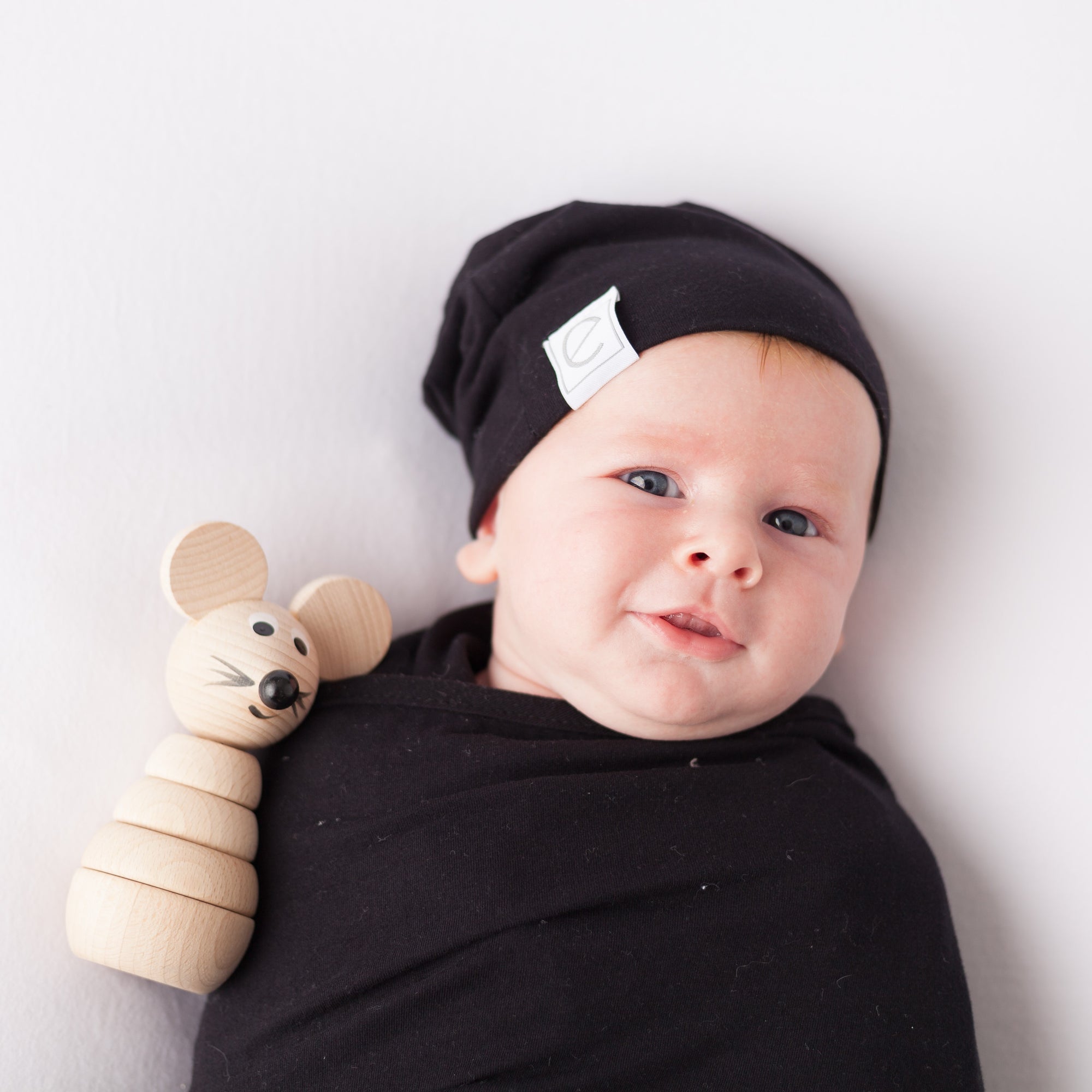 easy-care newborn cotton hats