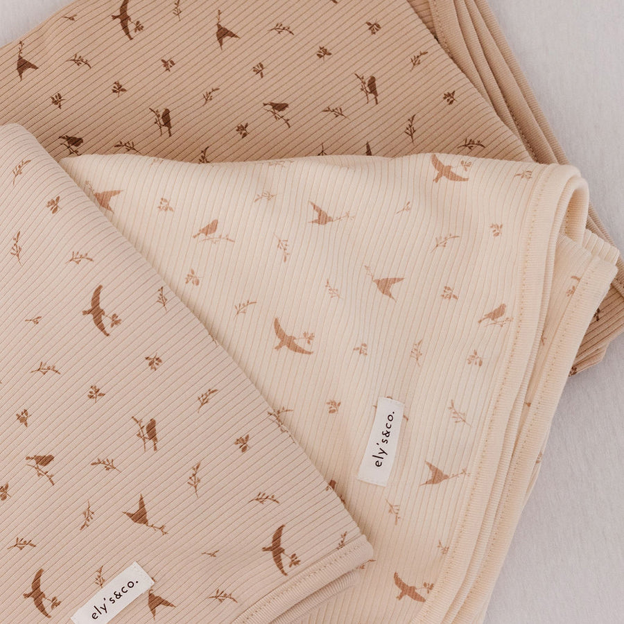 Ribbed Cotton - Bird Collection - Deluxe Take Me Home