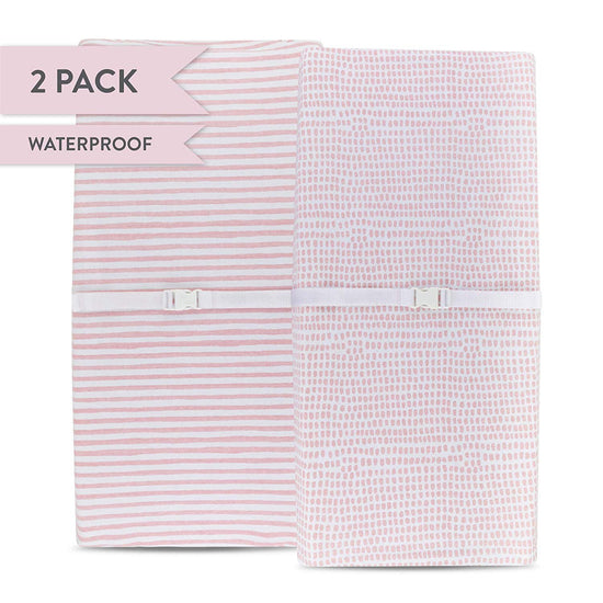Waterproof Changing Pad Cover Cradle Sheet Set Ely's & Co.