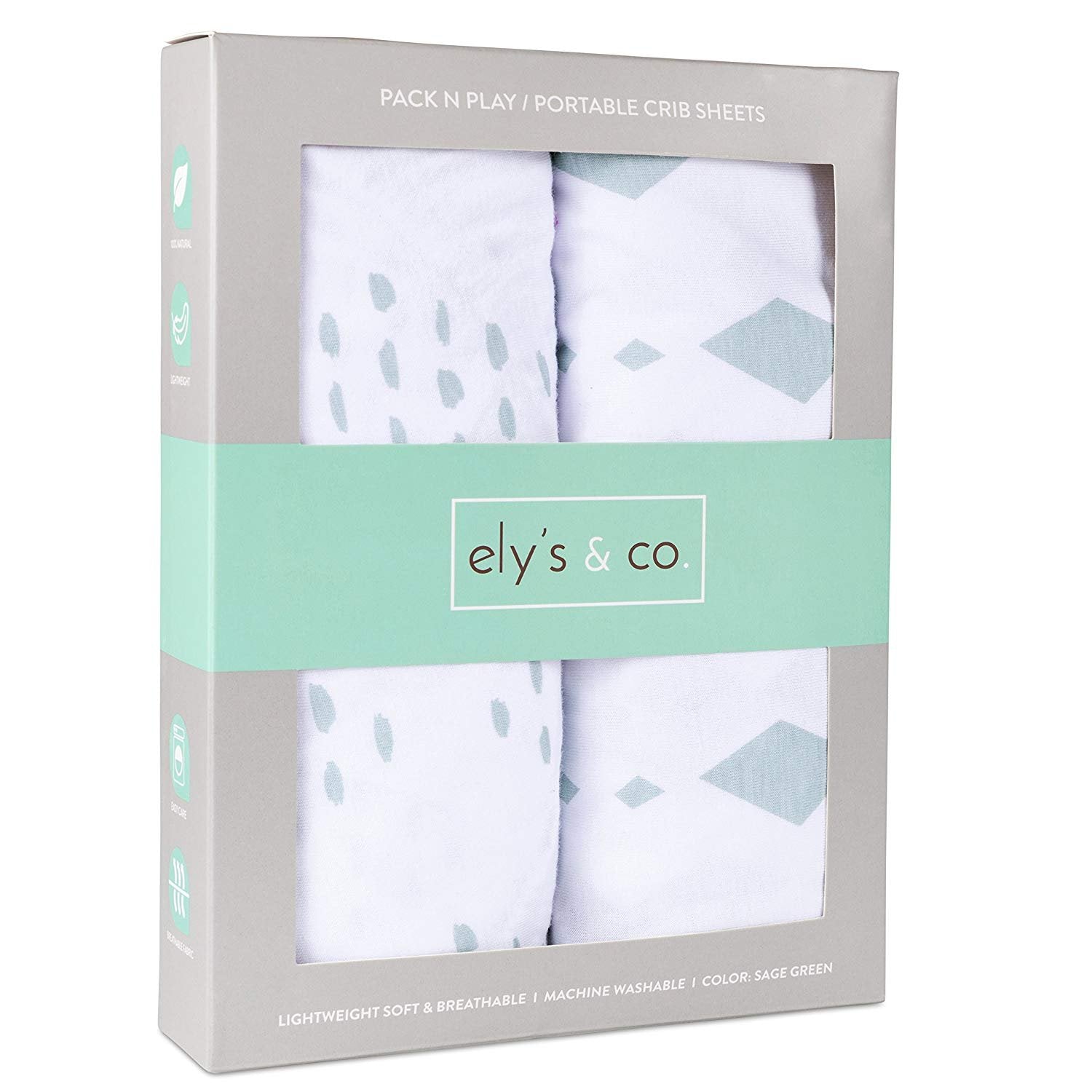 Portable crib sheets on sale