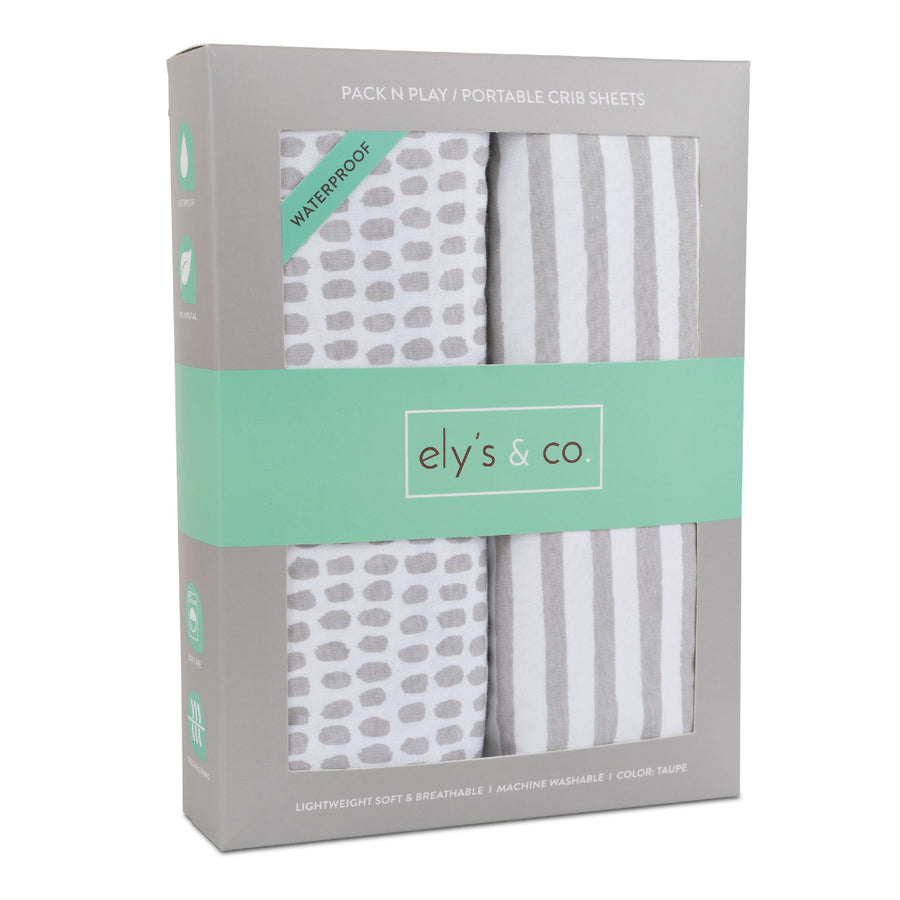 Waterproof Pack N Play I Portable Crib Sheet Set