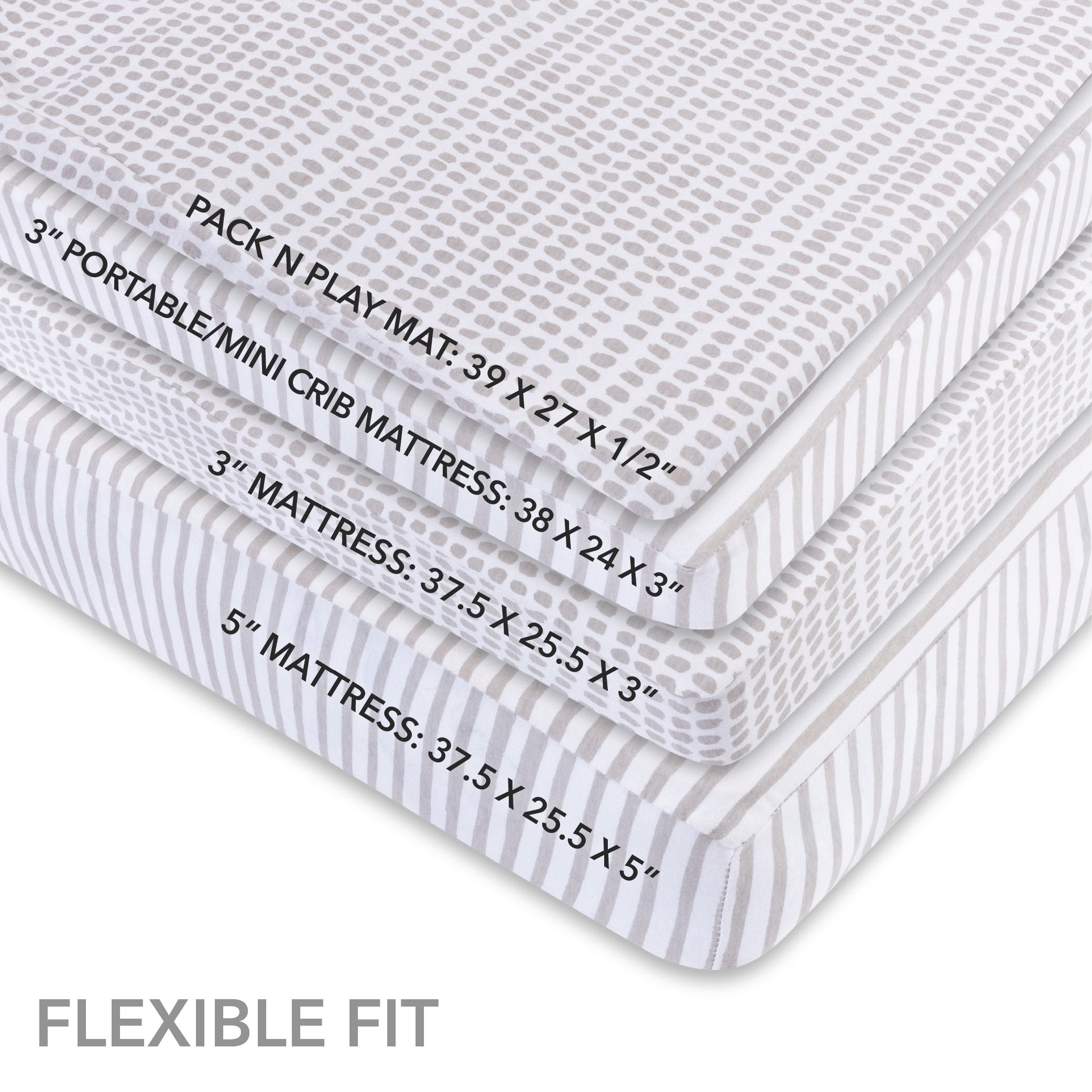Waterproof Pack N Play | Portable Crib Sheet Set