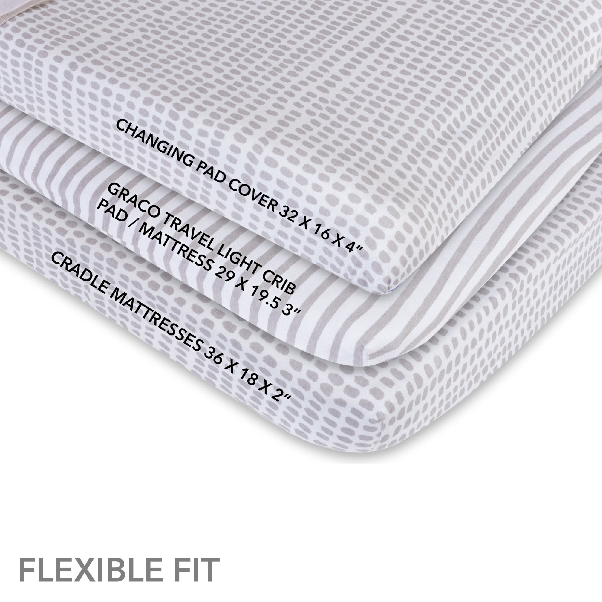 Waterproof Changing Pad Cover | Cradle Sheet Set