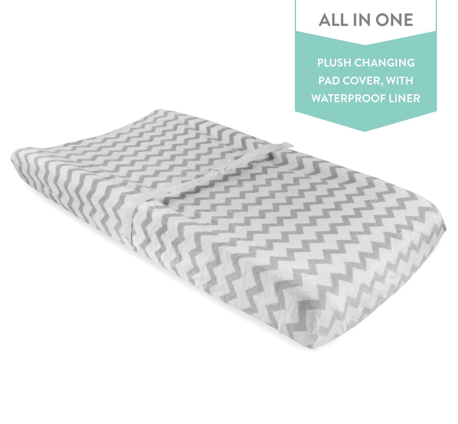 Waterproof Plush Changing Pad Cover