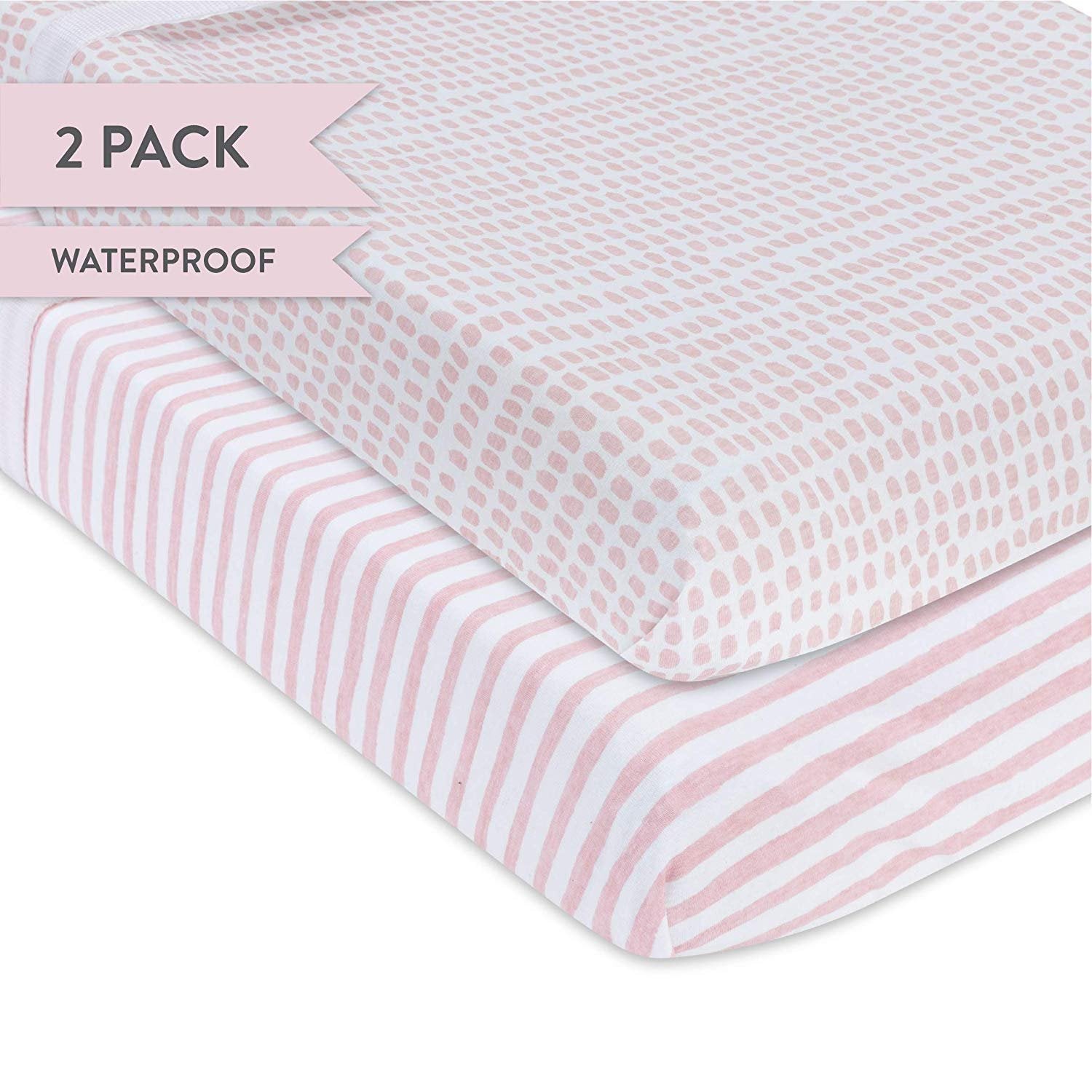 Waterproof Changing Pad Cover Cradle Sheet Set Ely's & Co.