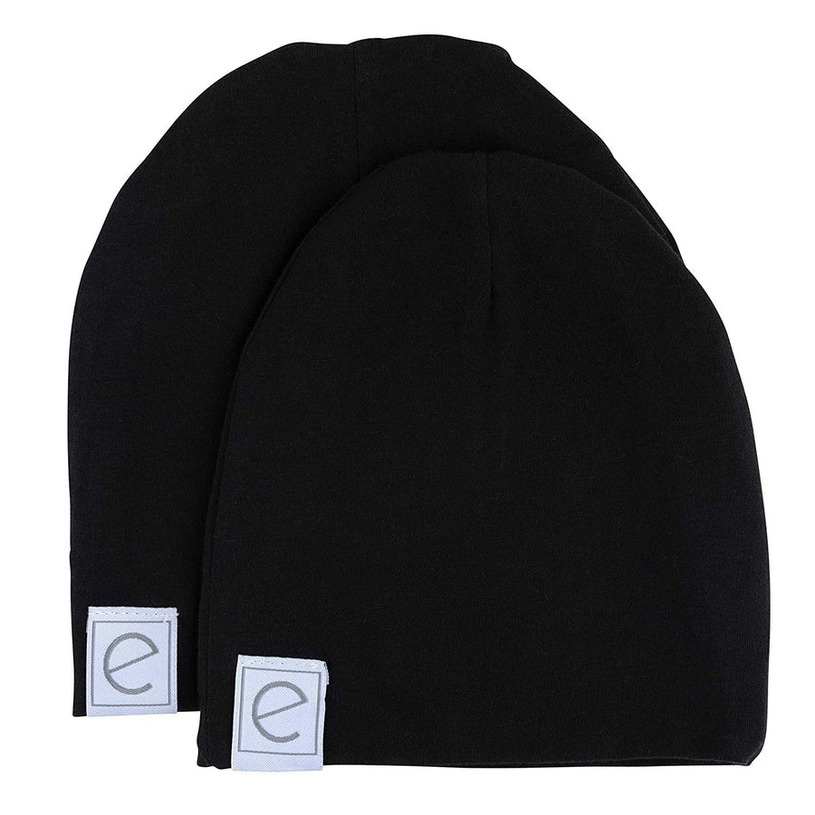 Jersey Knit Cotton Swaddle Blanket and Beanie Gift Set