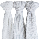 grey muslin swaddle blanket