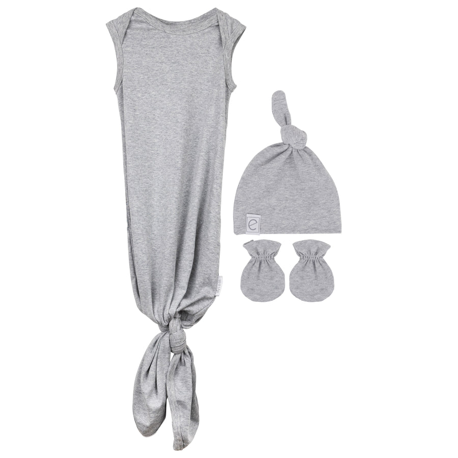 Knot Wearable Blanket, Knot Hat & Mitten Set