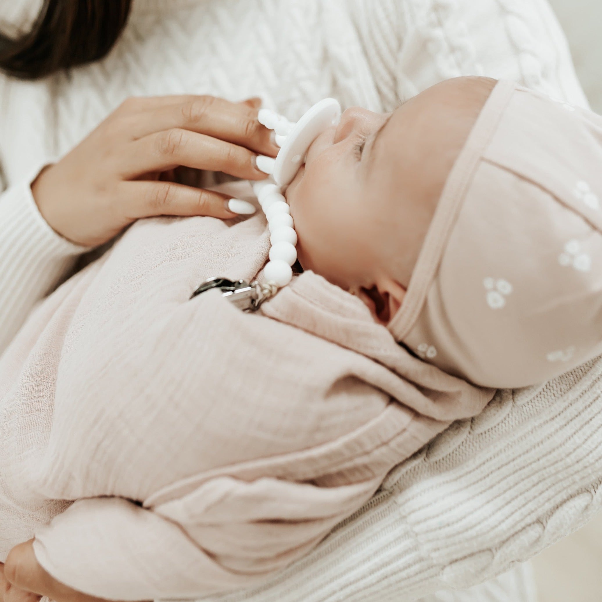 2 Pack Cotton Muslin Swaddle Blanket - Lush Pink